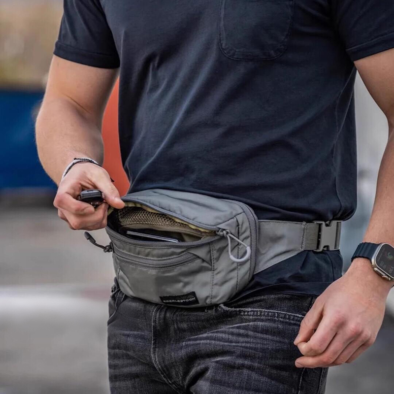 Edc Carry Bag For Men - กระเป๋าคาดเอวผู้ชายพร้อมสายปรับระดับได้ กระเป๋าคาดเอวแบบยุทธวิธี กระเป๋าคาดเอวสำหรับกิจกรรมกลางแจ้ง กระเป๋าคาดเอวแบบซ่อนสำหรับพกพาอุปกรณ์ EDC และจัดเก็บเครื่องมือ