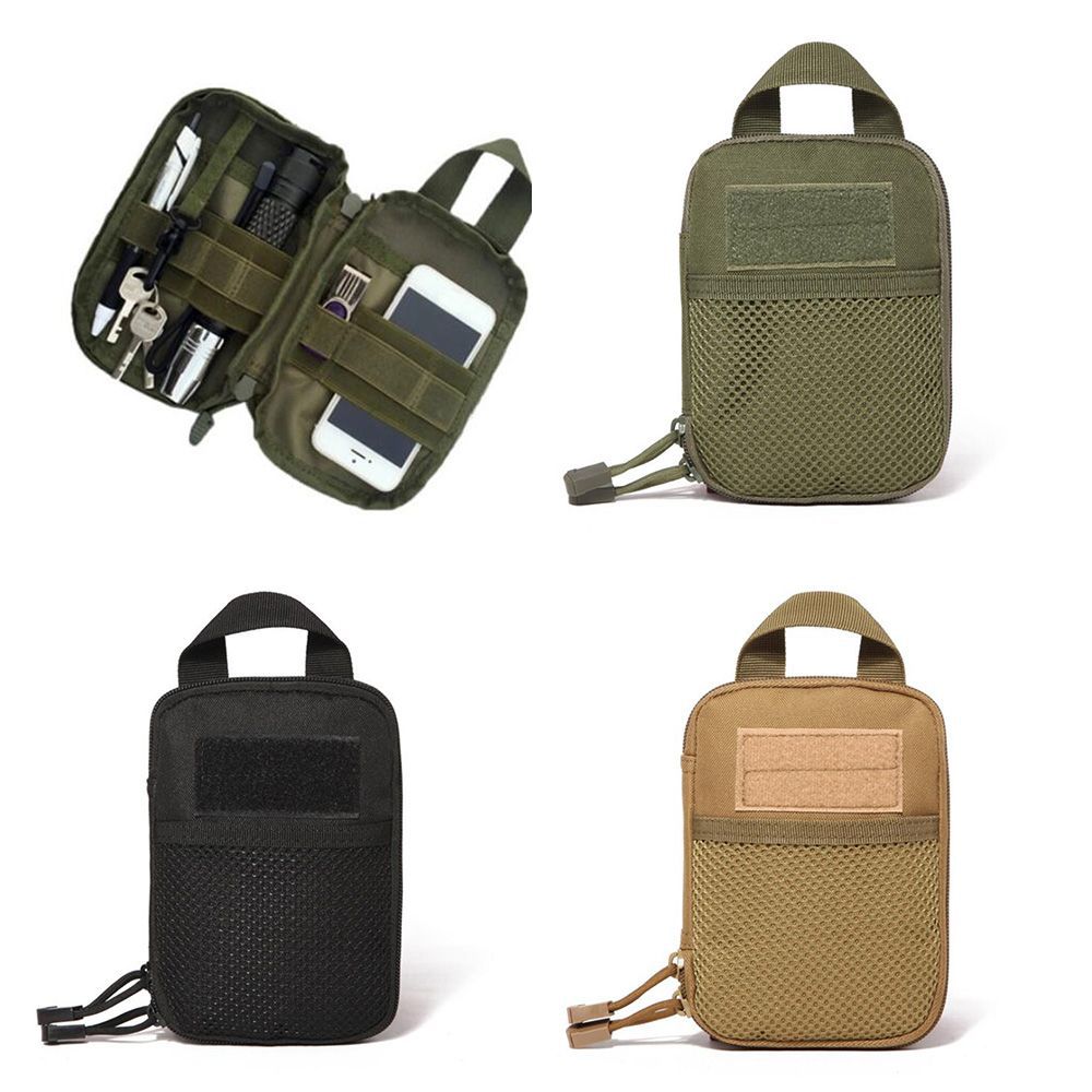 Edc Able Carry - กระเป๋าจัดระเบียบอเนกประสงค์แบบพกพาขนาดเล็ก กระเป๋าเก็บเครื่องมือ กระเป๋าไนลอนแบบ Molle สำหรับชุดปฐมพยาบาลและอุปกรณ์อเนกประสงค์