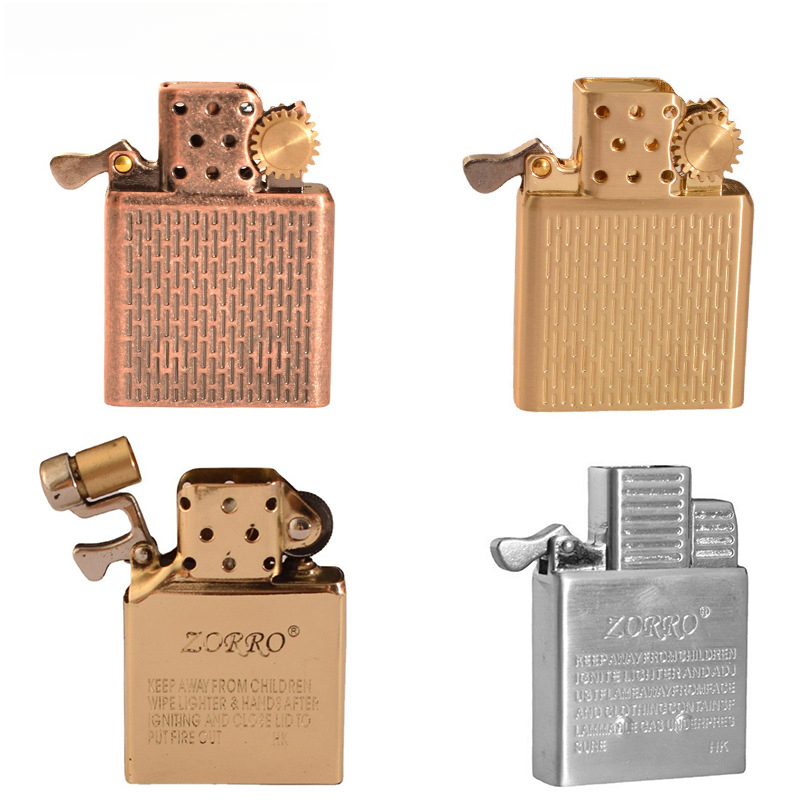 Lighter Insert Zippo - ใหม่ ZORRO Dual Fire ไฟฉายใส่ไฟแช็ก Windproof