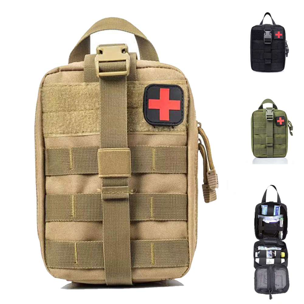 Edc Carry Fanny Pack - ชุดปฐมพยาบาล กระเป๋าฉุกเฉินทางการแพทย์สำหรับผู้ชาย ผู้หญิง กิจกรรมกลางแจ้ง กีฬา ท่องเที่ยว