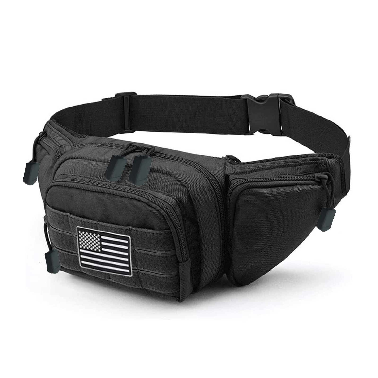Edc Carry Bag For Men - กระเป๋าคาดเอวแบบยุทธวิธี ซองใส่ปืนพกแบบซ่อน กระเป๋าคาดเอวกันน้ำ ระบบโมลล์ EDC สำหรับผู้ชาย