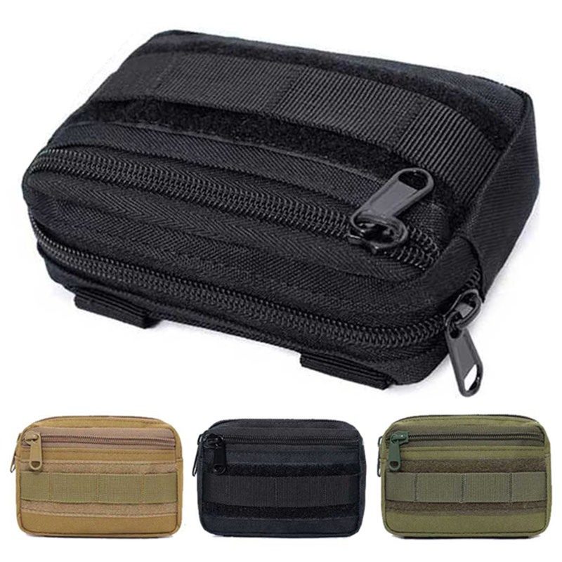 Edc Carry Kit - Double Layer EDC Pack ผู้ชายยุทธวิธี Molle