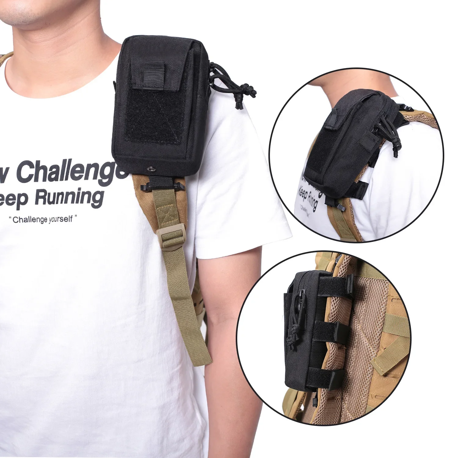 กระเป๋าคาดเอวพร้อมสายสะพายหลัง - Edc Carry Kit บทวิจารณ์และราคา
