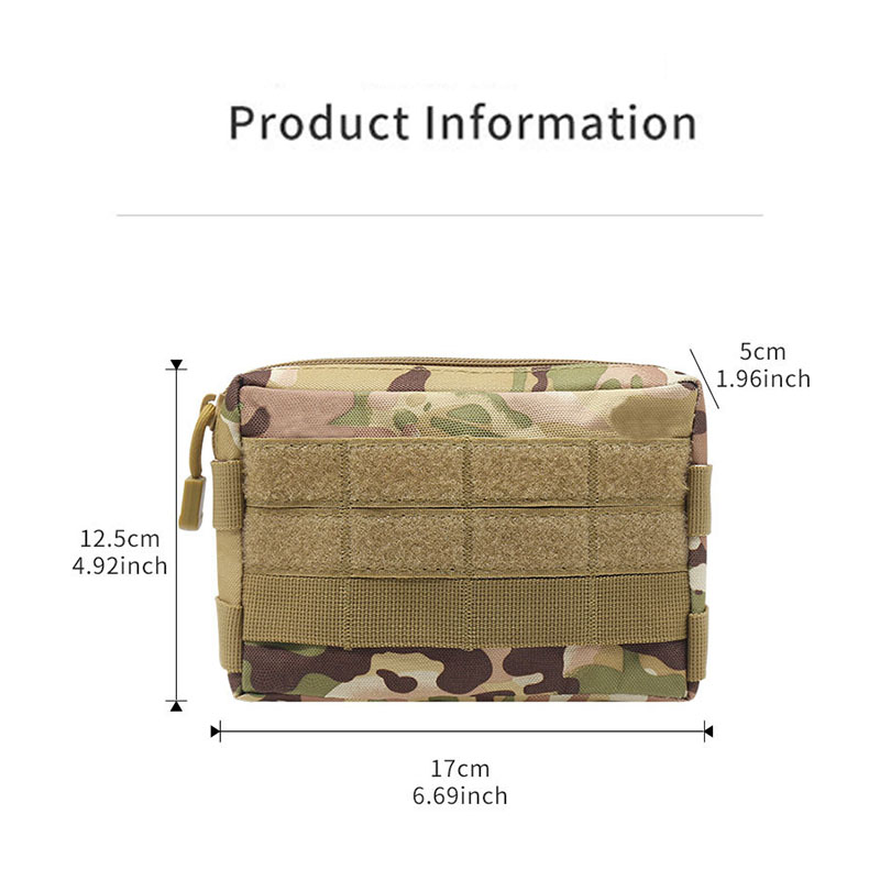กระเป๋าคาดเอวแบบยุทธวิธี Molle - Edc Carry Fanny Pack บทวิจารณ์และราคา