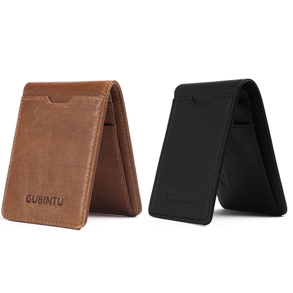 กระเป๋าสตางค์หนังแท้สำหรับผู้ช - Money Clip Magnetic บทวิจารณ์และราคา