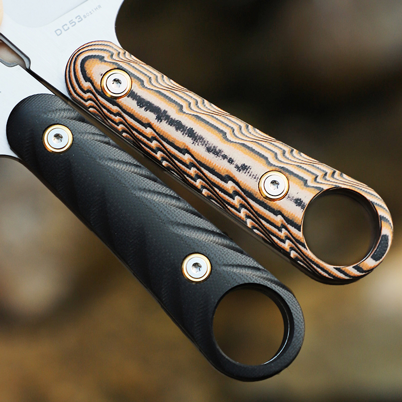 มีดเหล็ก DC53 ความแข็งสูง ขอบค - Edc Fixed Blade Deep Carry บทวิจารณ์และราคา