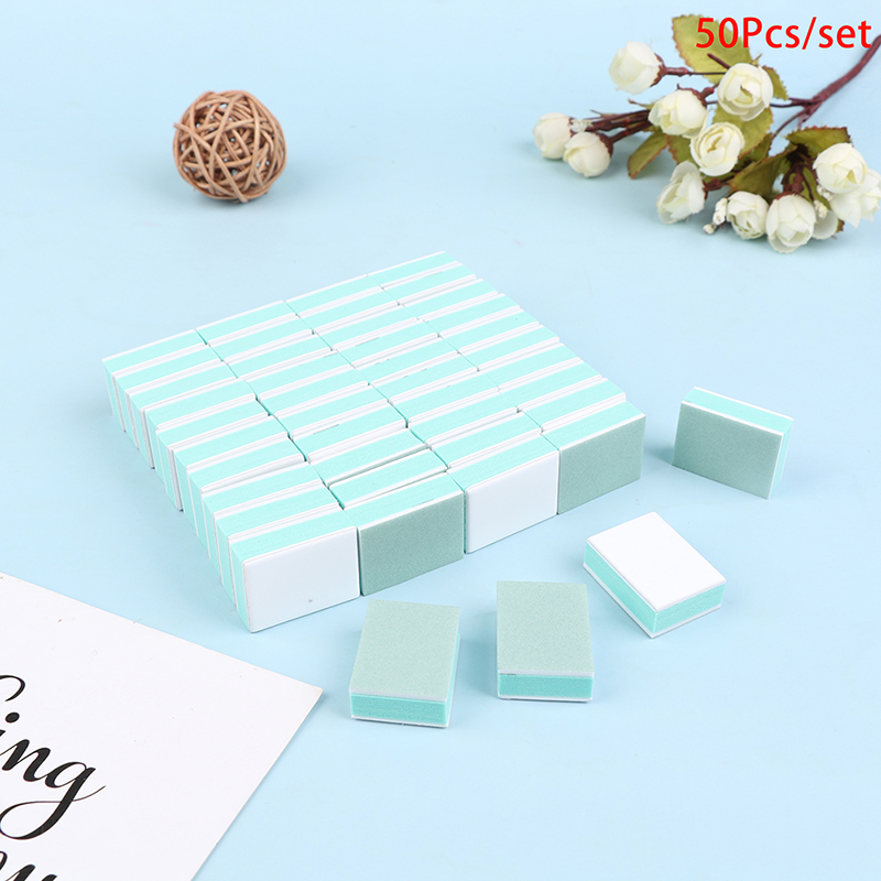 50 ชิ้น/ล็อตมินิเล็บบัฟเฟอร์กร - Nail File Titanium บทวิจารณ์และราคา