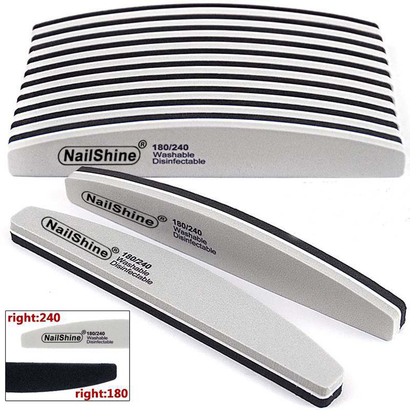 5pcs ฟองน้ําบล็อกเล็บแฟ้ม 180/ - Nail File Titanium บทวิจารณ์และราคา