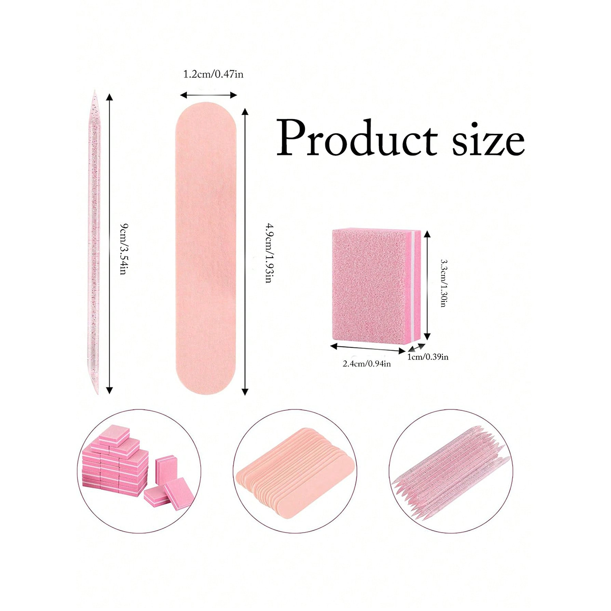 ชุดทำเล็บ, ชุดเล็บปลอม 3 ชิ้นบ - Nail File Titanium บทวิจารณ์และราคา