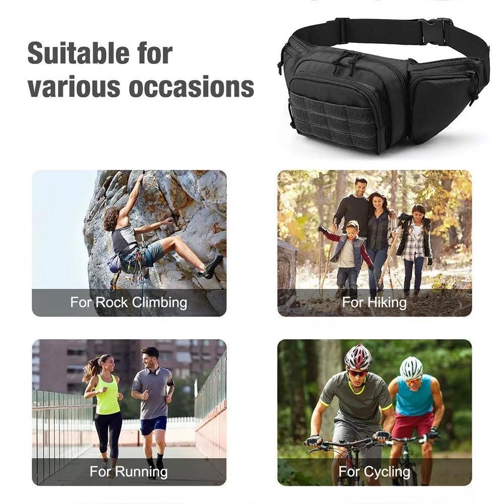 กระเป๋าคาดเอวแบบยุทธวิธีสำหรับ - Edc Carry Bag For Men บทวิจารณ์และราคา