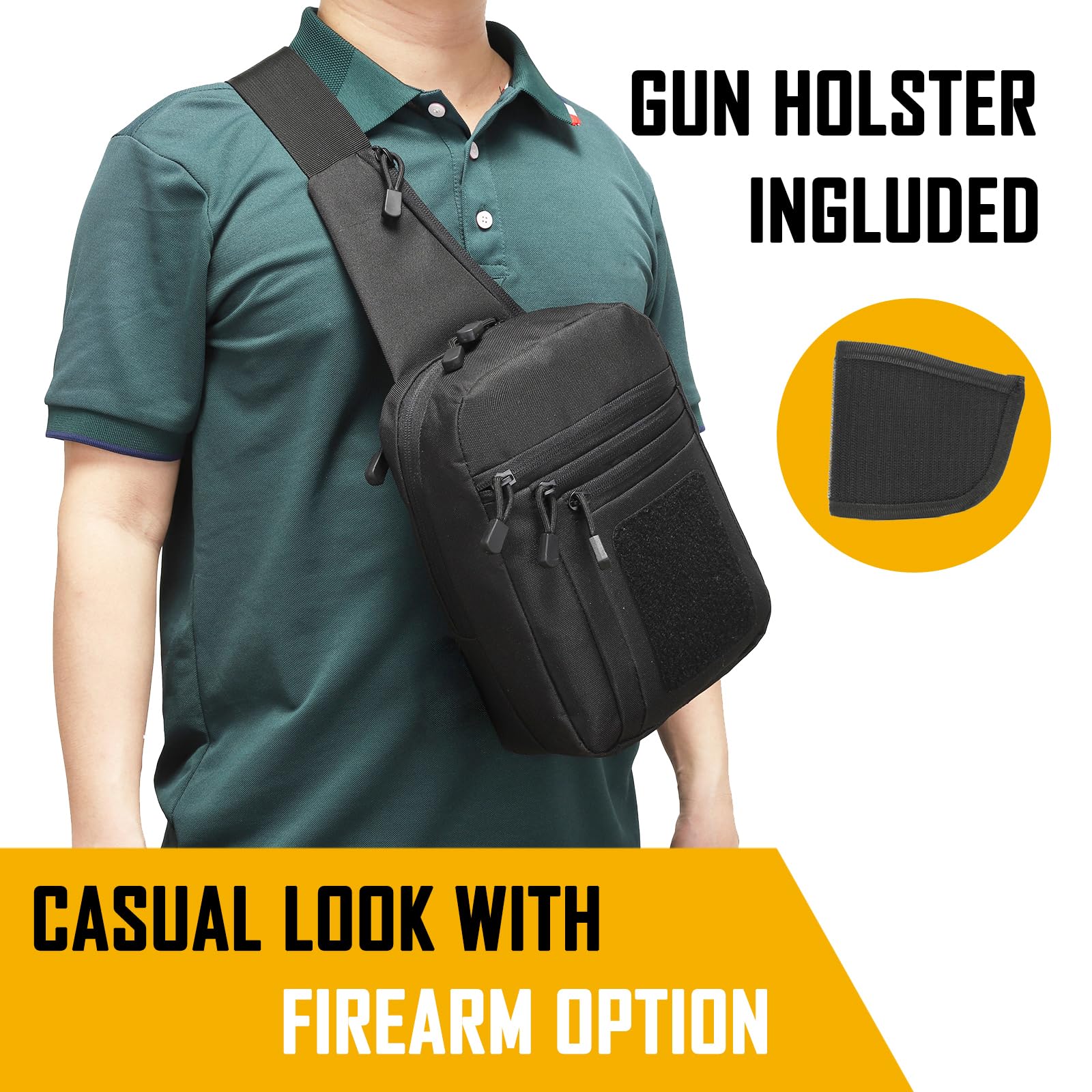 กระเป๋าคาดอกแบบซ่อนปืนสำหรับผู - Edc Carry Holster บทวิจารณ์และราคา