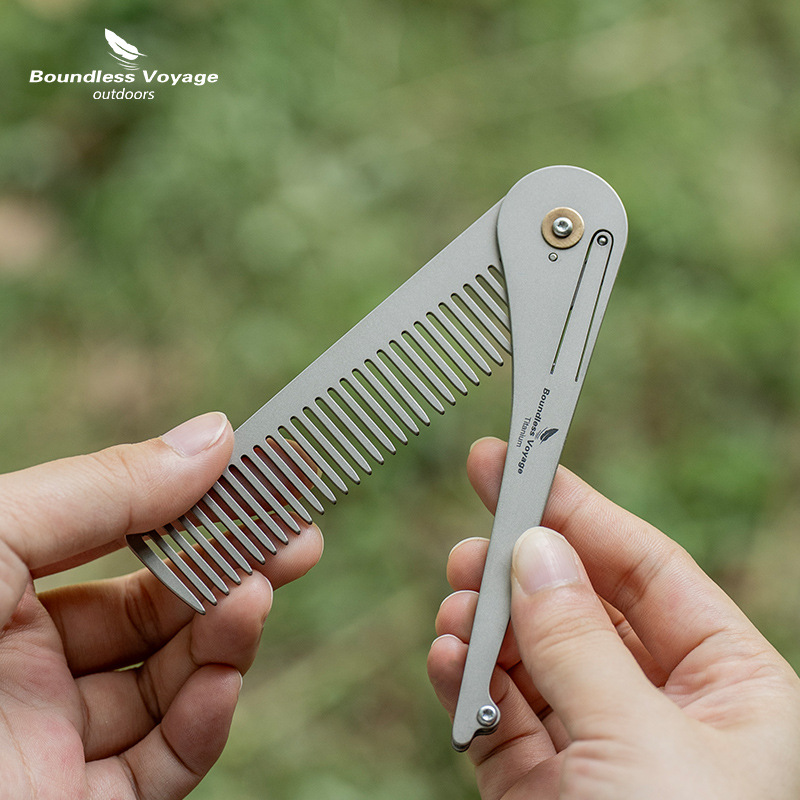 หวีพับป้องกันไฟฟ้าสถิตย์ไทเทเน - Comb Pocket Titanium บทวิจารณ์และราคา